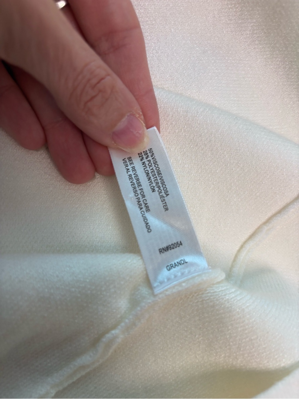 Women’s Open-Front Cream Cardigan with Pockets - Picture 15 of 16